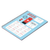 Carnet Calendrier de Kawaii Happy Mail 2025 (Côté gauche)