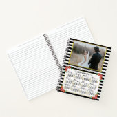 Carnet Calendrier de l'année 2024 Preppy Floral Stripes | (Intérieur)