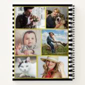 Carnet Calendrier de l'année 2025 Preppy Floral Stripes | (Dos)