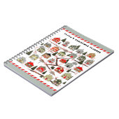 Carnet Calendrier de l'Avent de Noël (Côté gauche)