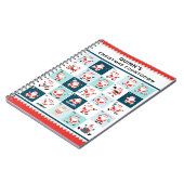 carnet Calendrier de Noël de Noël personnalisé (Côté gauche)