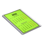 Carnet Calendrier janvier février 2022 (Côté Droit)