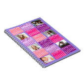 Carnet Calendrier mensuel 2024 Mod mignon 6 Collage photo (Côté Droit)