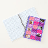 Carnet Calendrier mensuel 2025 Mod mignon 12 Photo Collag (Intérieur)