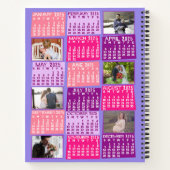 Carnet Calendrier mensuel 2025 Mod mignon 12 Photo Collag (Dos)