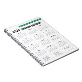 Carnet Calendrier nigérian 2024 (Côté Droit)