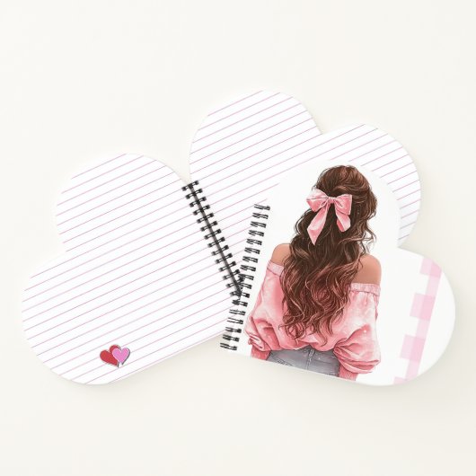Carnet Calendrier petite fille rose 2026 (Intérieur)