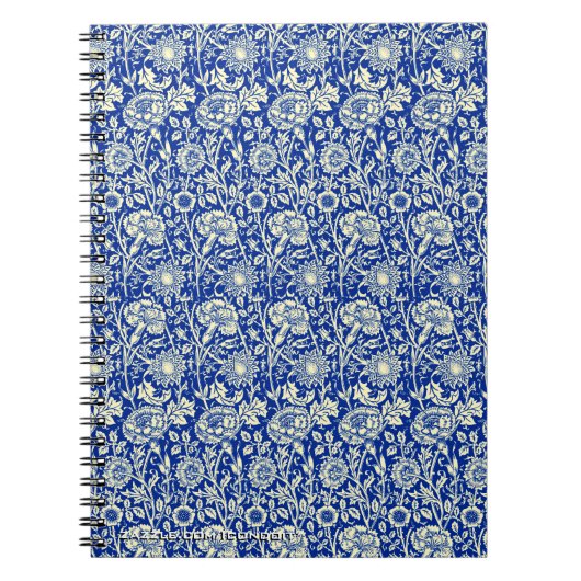 Carnet Calicot bleu (Devant)