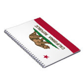 Carnet California Cali Republic Bear Flag, US States Note (Côté Droit)