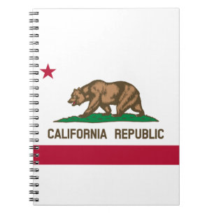 Carnet California Republic State Flag