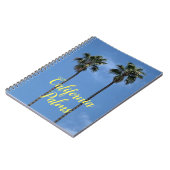 Carnet Californie Blue Sky Palm Trees (Côté gauche)