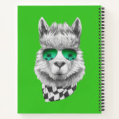 Carnet Californie llama (Dos)