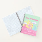 Carnet Californie, Plage, Travel Art, Preppy (Intérieur)