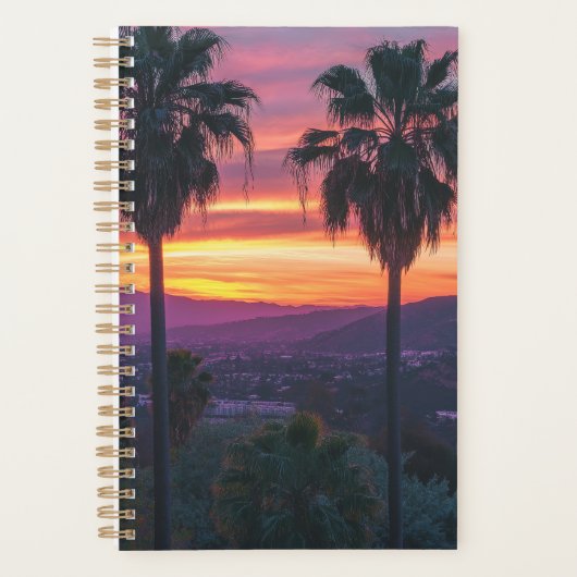 Carnet californien Sunset (Devant)