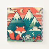 Carnet  Câlins du désert – Sourires de renard au coucher  (Dos)