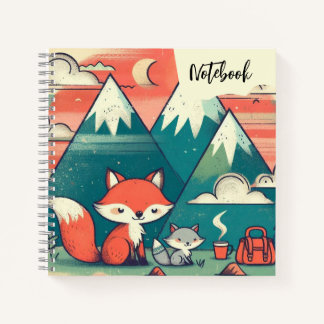 Carnet Câlins du désert – Sourires de renard au coucher d