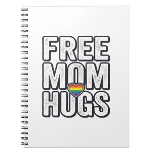 Carnet Câlins gratuits de maman Fierté Cœur Vintage T-Shi