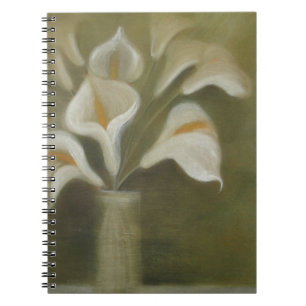 Carnet Calla Cut Flowers In A Vase Artistic Still Life