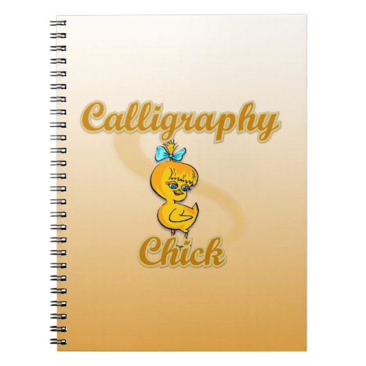 Carnet Calligraphie Chick (Devant)
