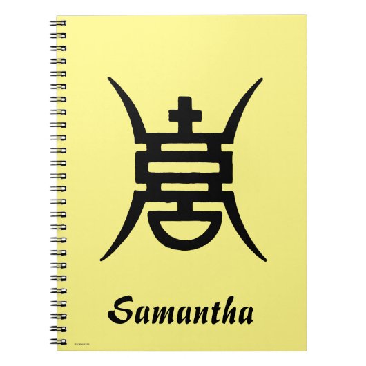 Carnet Calligraphie : Chinois (Devant)