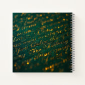 Carnet Calligraphie de l'Inconnu (Dos)