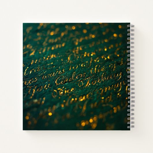 Carnet Calligraphie de l'Inconnu (Dos)