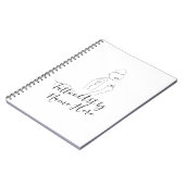 Carnet calligraphie de studio de tatouage ART de base mod (Côté gauche)