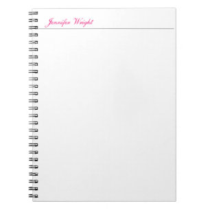 Carnet Calligraphie élégante minimaliste professionnelle
