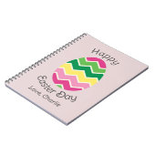 Carnet Calligraphie moderne simple Joyeuses Pâques aux am (Côté gauche)