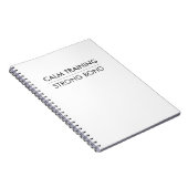 Carnet CALM TRAINING STRONG BOND – Minimal Dog Training (Côté Droit)