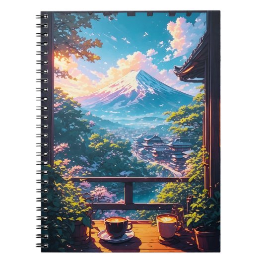 Carnet Calme matinal sur le Fuji (Devant)