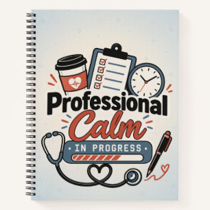 Carnet Calme Professionnel en Cours Cadeau Drôle pour I