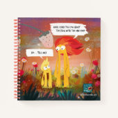 Carnet Calme vers le bas Histoires Notebook avec phrase (Devant)