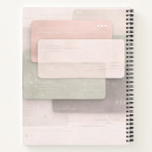 Carnet Calques pastel doux art IA  (Dos)