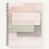 Carnet Calques pastel doux art IA  (Devant)