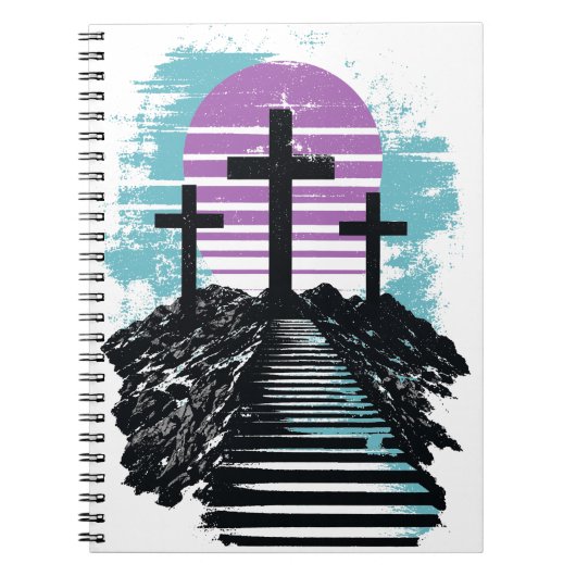 Carnet Calvaire Golgotha c'est fini Moderne chrétien (Devant)