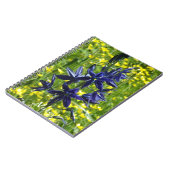 Carnet Camas Bleus et Floral Fleur sauvage Jaune (Côté gauche)