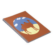 Carnet Camel Whimsical sur les dunes du désert (Côté Droit)