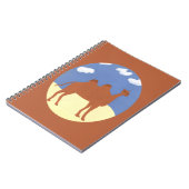 Carnet Camel Whimsical sur les dunes du désert (Côté gauche)