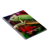 Carnet Caméléon vert sur la branche (Côté Droit)