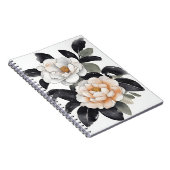 Carnet Camellia - Fleurs aquarelles (Côté Droit)