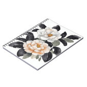 Carnet Camellia - Fleurs aquarelles (Côté gauche)
