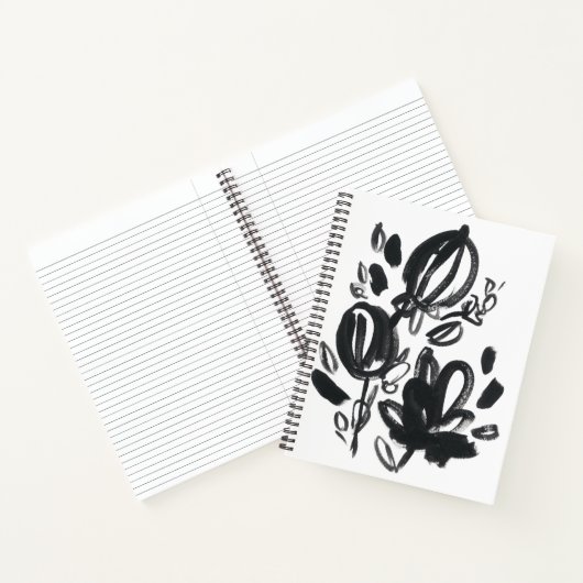 Carnet Cameo Bloom - Noir et Blanc (Intérieur)