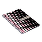 Carnet Cameo Pink et White Polka Dot (Côté Droit)