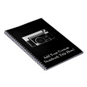 Carnet Caméra de cinéma rétro (Côté Droit)