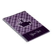 Carnet Caméra vidéo violette (Côté Droit)