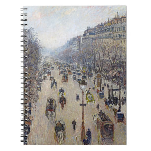 Carnet Camille Pissarro - Boulevard Montmartre, matin