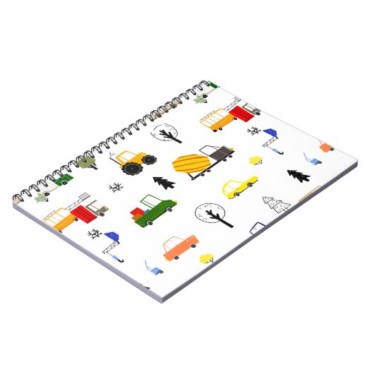 Carnet Camion à benne de chantier (Côté gauche)