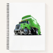 Carnet Camion à ordures de dessin (Devant)