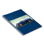 Carnet Camion bleu Diamond T 1937 (Côté Droit)